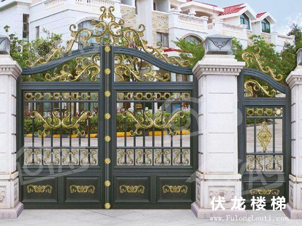别墅庭院大门展示