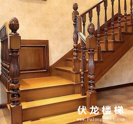 实木楼梯红木实木楼梯