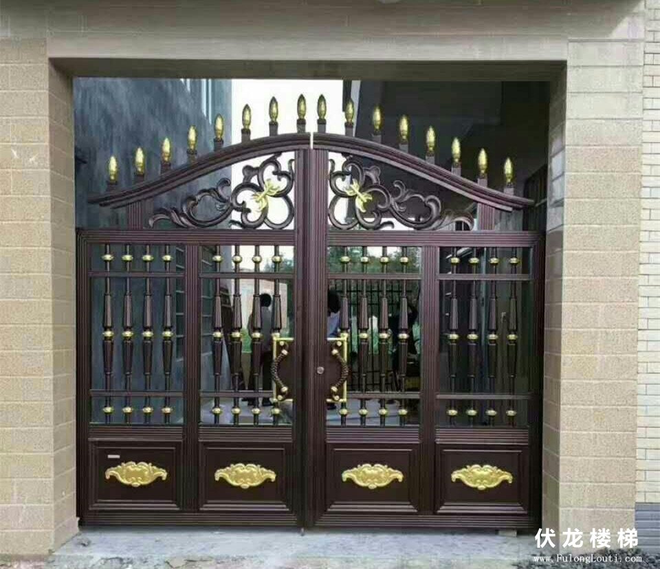 别墅大门_铝艺庭院大门