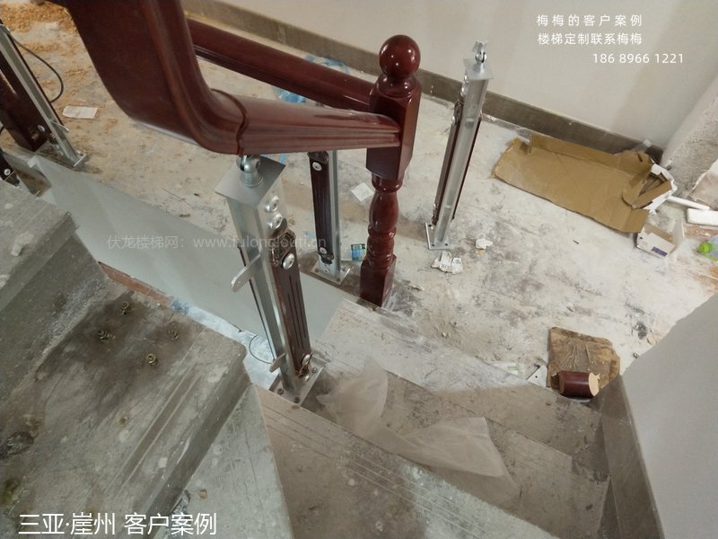 玻璃扶手,玻璃楼梯扶手,三亚,海南楼梯