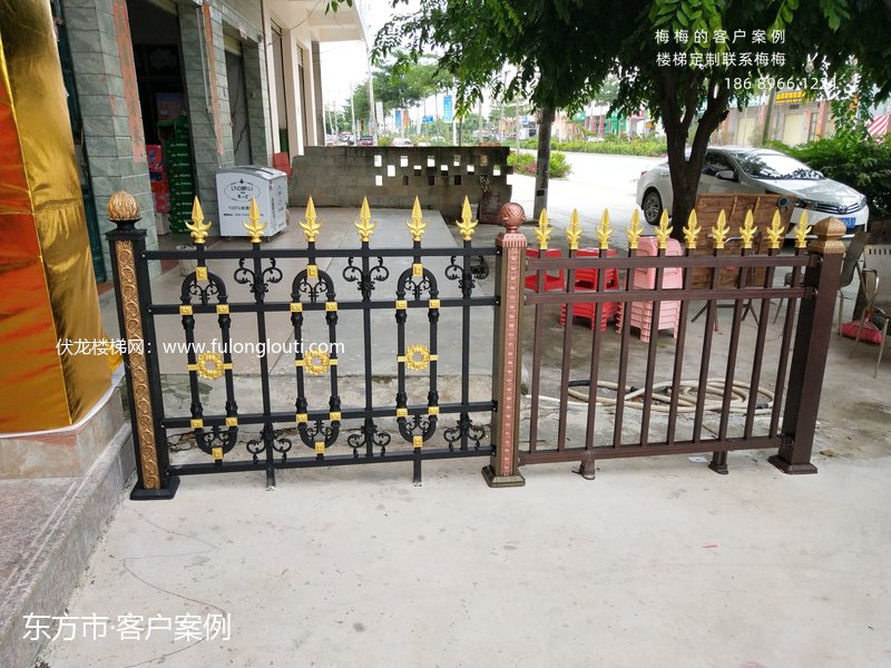 东方,铝艺护栏,铝合金护栏,庭院护栏,海南案例