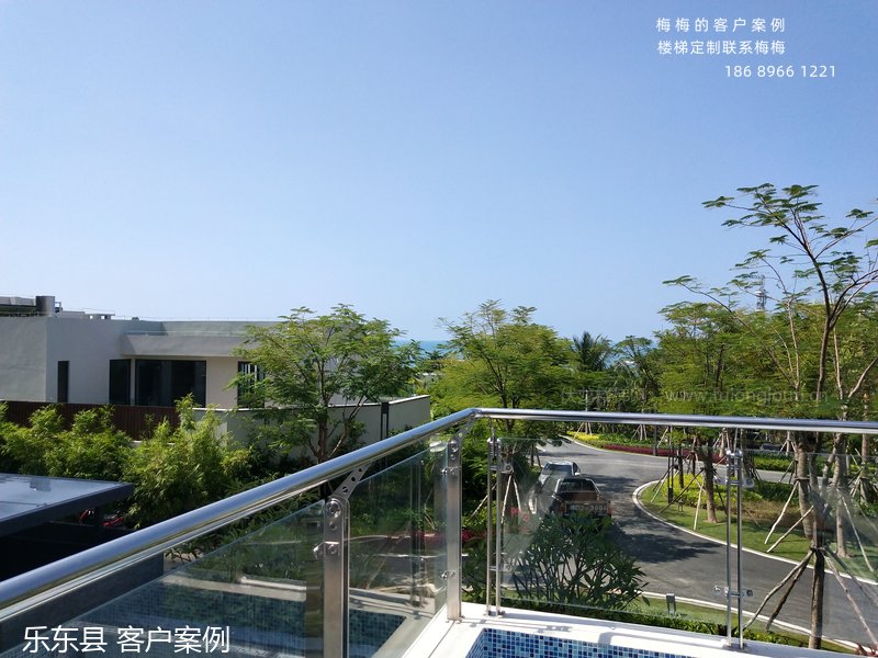 玻璃扶手,玻璃楼梯扶手,乐东,海南楼梯