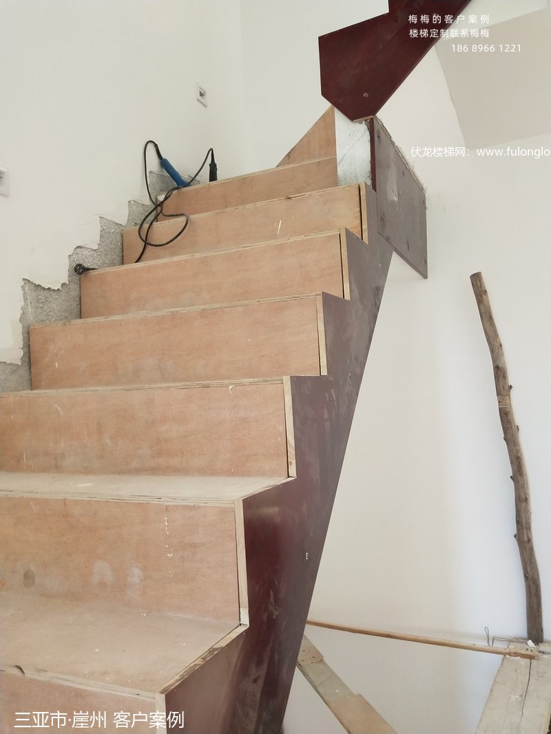 三亚市·崖州原木整梯案例