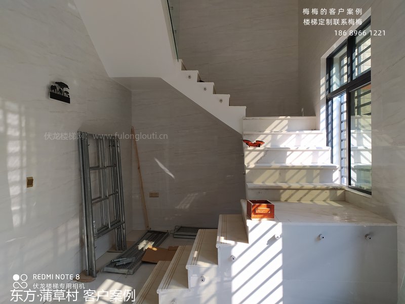 玻璃扶手,玻璃楼梯扶手,东方,蒲草村,海南楼梯