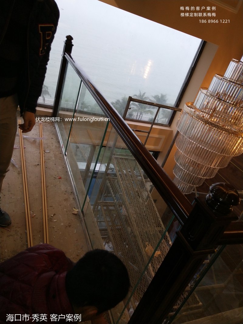 海口市·秀英原木整梯案例