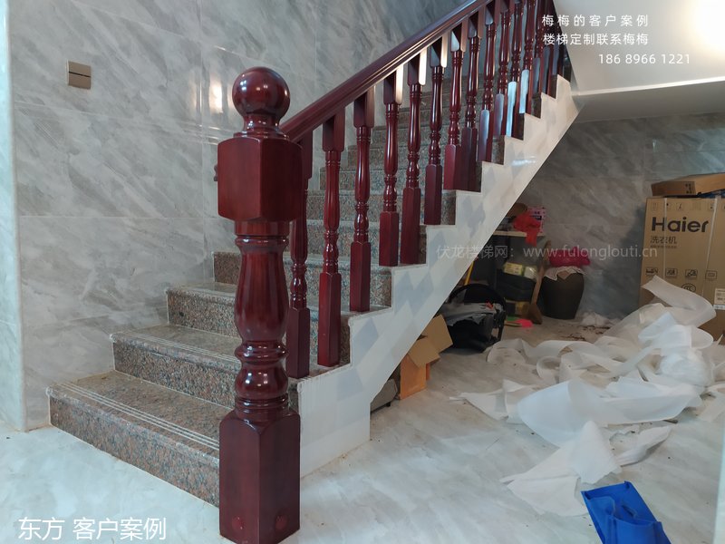 菠萝格扶手,菠萝格楼梯扶手,东方,海南楼梯