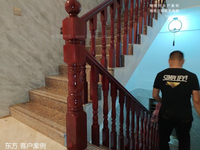 菠萝格扶手,菠萝格楼梯扶手,东方,海南楼梯