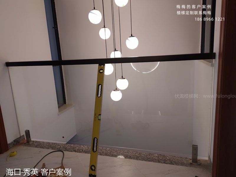 玻璃扶手,玻璃楼梯扶手,海口,海南楼梯