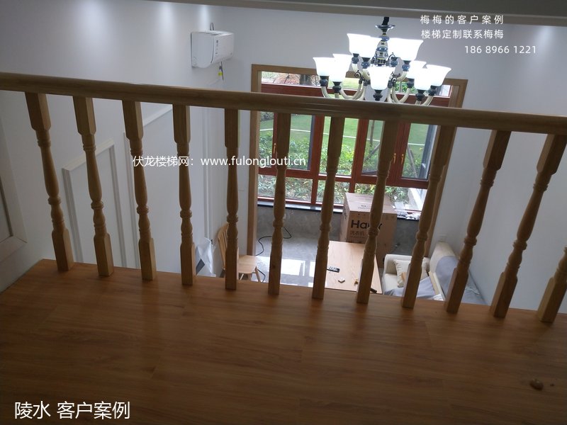 陵水原木整梯案例