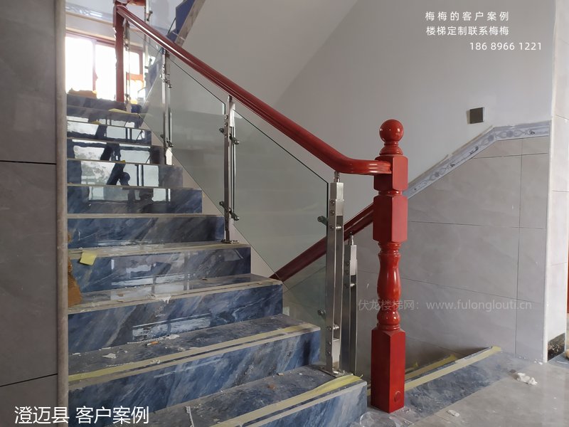 玻璃扶手,玻璃楼梯扶手,澄迈,海南楼梯