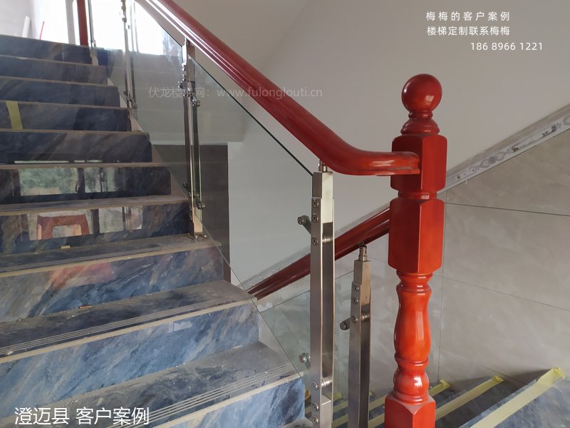 玻璃扶手,玻璃楼梯扶手,澄迈,海南楼梯